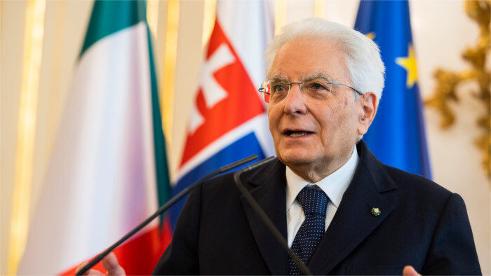 Mattarella se reúne también con el primer ministro eslovaco Heger