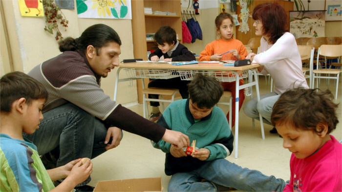 Unterstützung für Vorschulbildung der Roma-Kinder