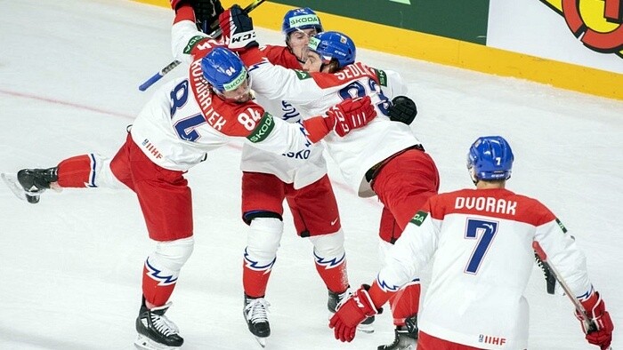 Les joueurs de hockey slovaques ont disputé le match d'ouverture du Championnat du monde de hockey 2023