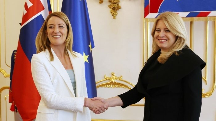 Predsedníčka europarlamentu u prezidentky