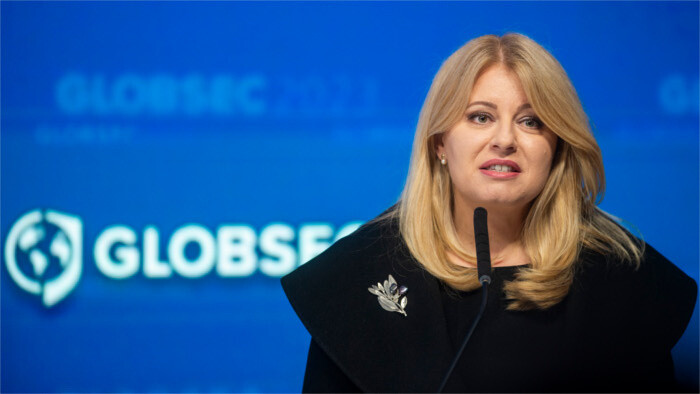 Discours de Zuzana Čaputová à Globsec