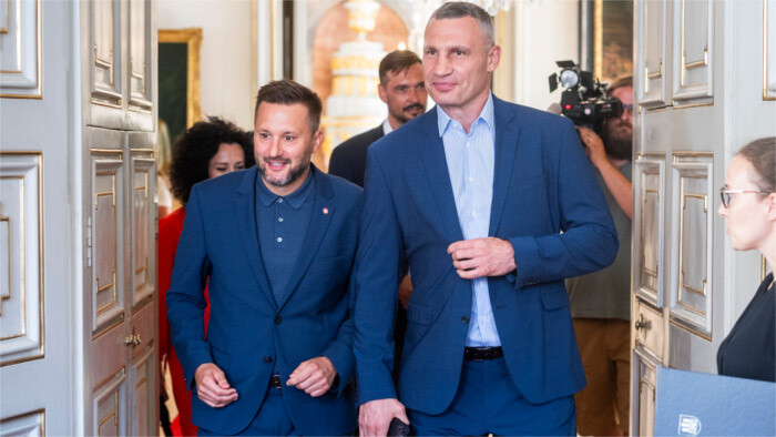 Le maire de Kiev à Bratislava