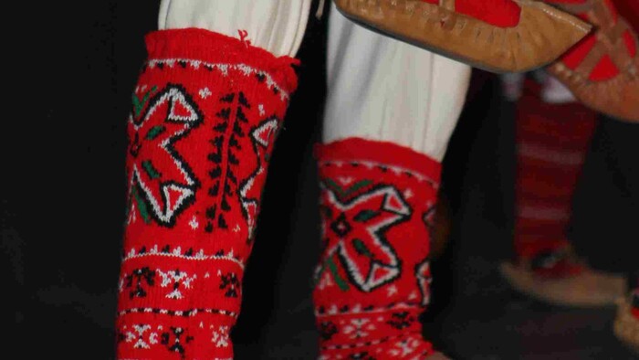 Folklórne ponožky z Litavy 