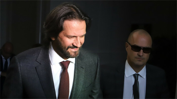 Se retiran los cargos de corrupción al ex ministro Robert Kaliňák