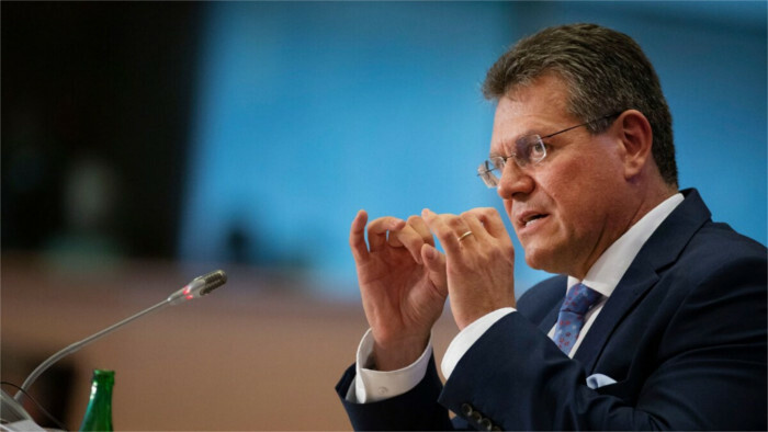 A Šefčovič le han felicitado por su nuevo cargo varias personalidades destacadas 