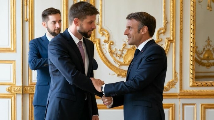 Президент Макрон принял зам. Председателя ЕП Шимечку