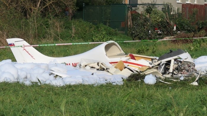 Ultraleichtflugzeug in Senica abgstürzt