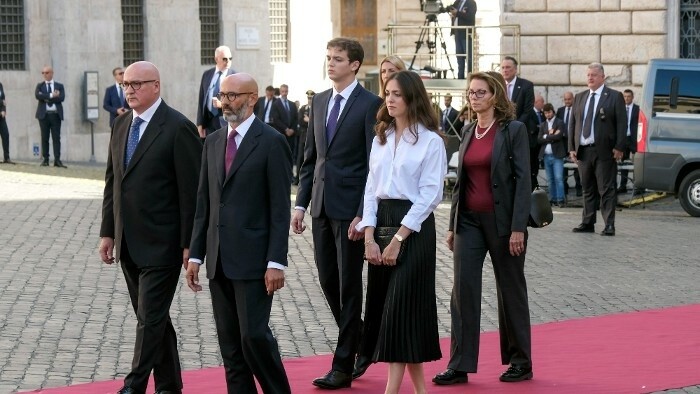 Foreign Minister attends funeral of former Italian president