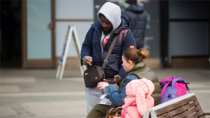 Migrants à Bratislava sous contrôle