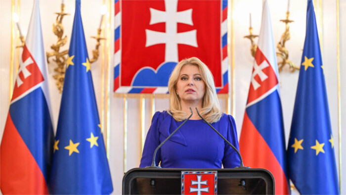 La Présidente Z.  Čaputová confiera à Smer-SD la formation du gouvernement