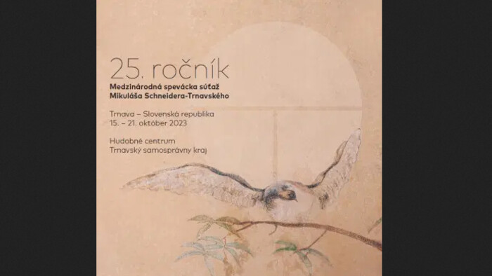 Spevácka súťaž Mikuláša Schneidera Trnavského otvára jubilejný 25. ročník