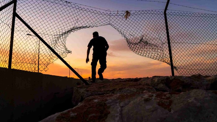 Skupinka utečencov zo Sýrie