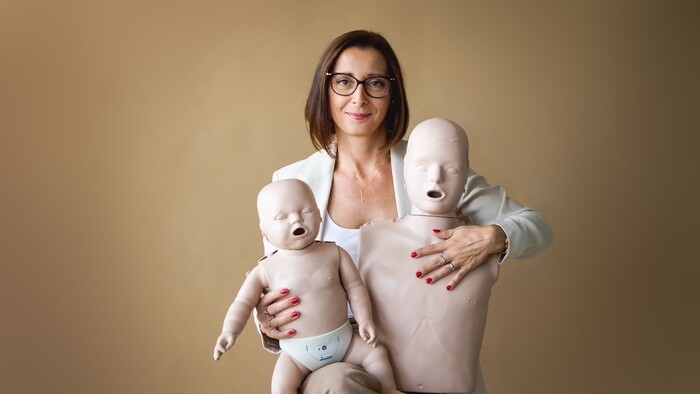 Inštruktorka prvej pomoci Andrea Stískalová v Ráne na eFeMku