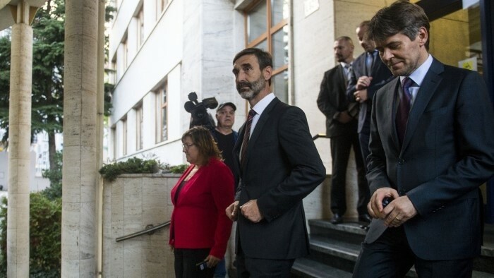 Le secrétaire d'État à la Diplomatie à Paris