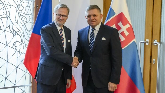 Návšteva premiéra Fica v Prahe  