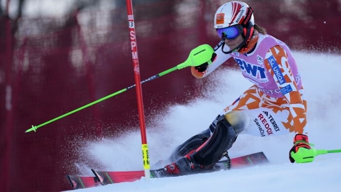 Skier Petra Vlhova moves to 2nd place