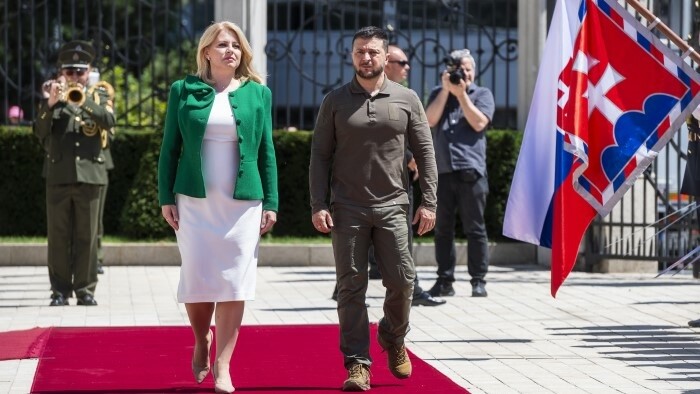 Čaputová im Telefongespräch mit Selenskyj