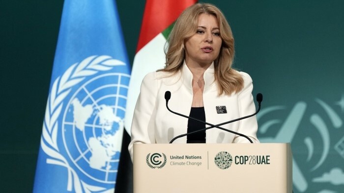 La présidente sur la COP28