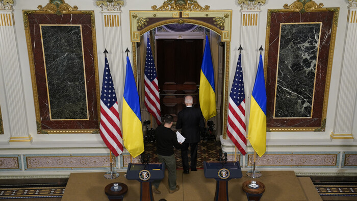 Volodymyr Zelenskyj vo Washingtone