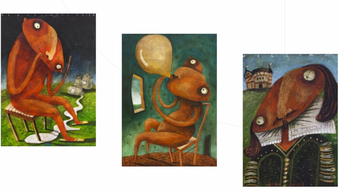 Výstava obrazov a ilustrácií Fera Liptáka v Nedbalke