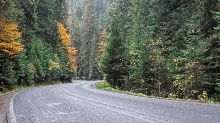 Zrekonštruovaná cesta v Demänovskej doline