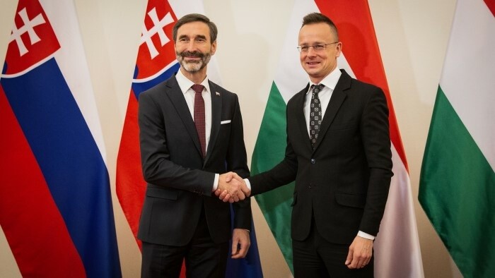 Außenminister Blanár in Budapest