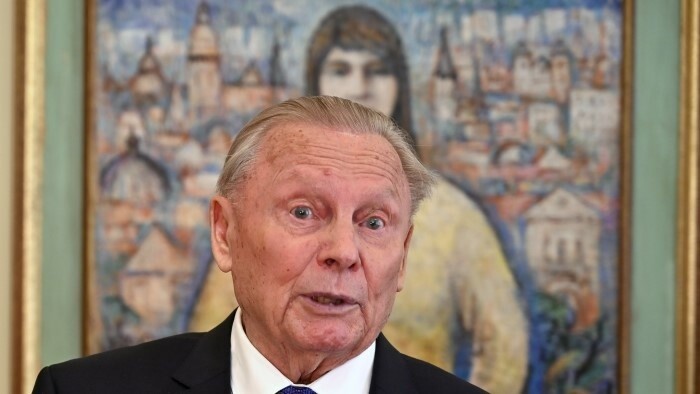 Ex Presidente eslovaco recibirá la Medalla de Estado de Brasil