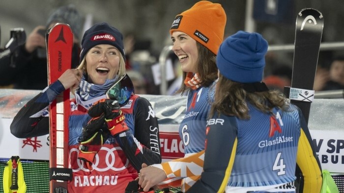 Mikaela Shiffrin se impone en el eslalon de Flachau por delante de Petra Vlhová