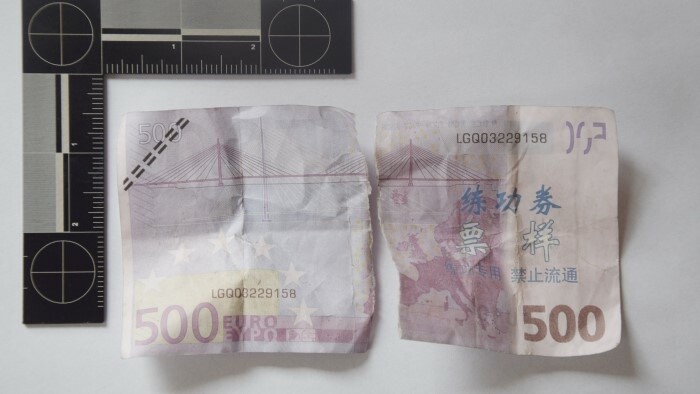 Attention aux faux euros !