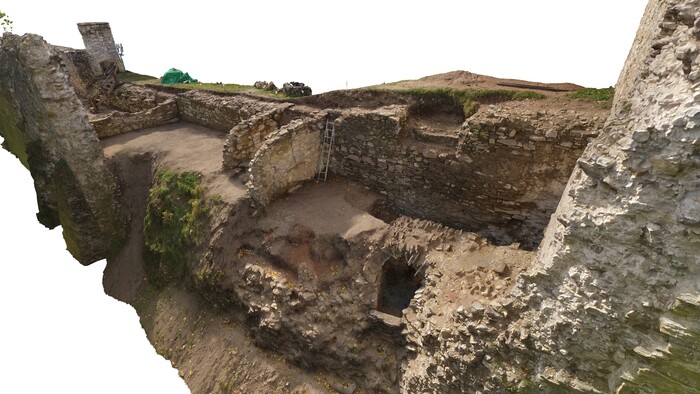 Severovýchodna hradba, vojenske kasarne po archeologickom výskume v roku 2018.jpg