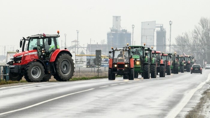 В СР проходят протесты фермеров