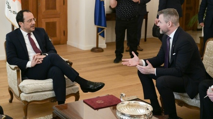 Cyperský prezident prijal Petra Pellegriniho