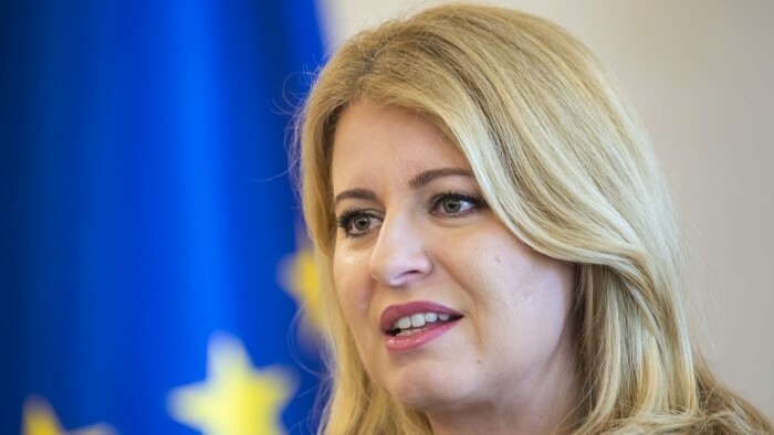La Présidente de la République Zuzana Čaputová à Prague