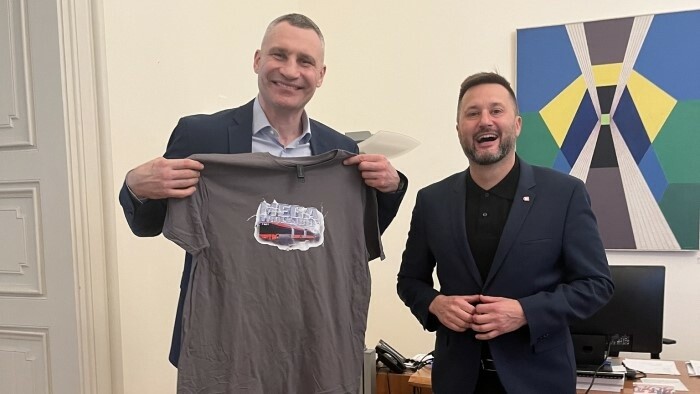 Kiews Bürgermeister bedankte sich in Bratislava für Hilfe
