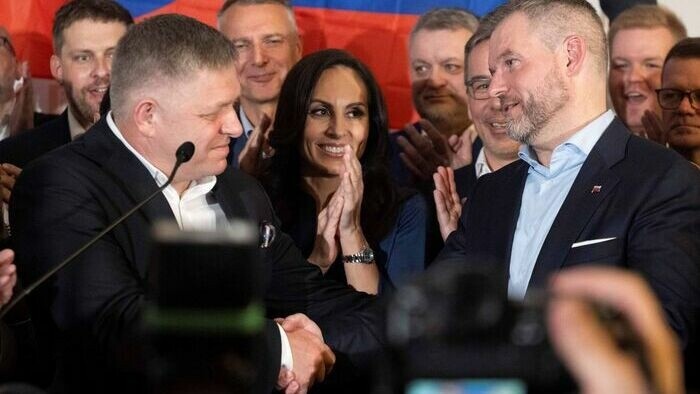 Pellegrini thanked coalition partners and assured his support for the government