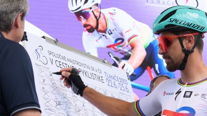 Sagan vuelve a los entrenamientos tras su operación