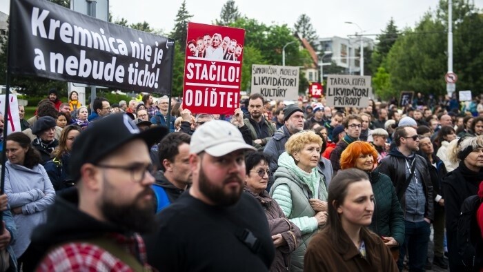 Protest gegen die Einmischung in Kultur und Medien 