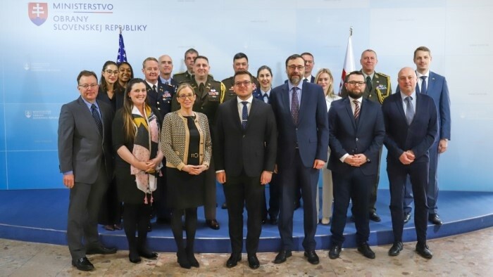 Делегация американских военных в Братиславе
