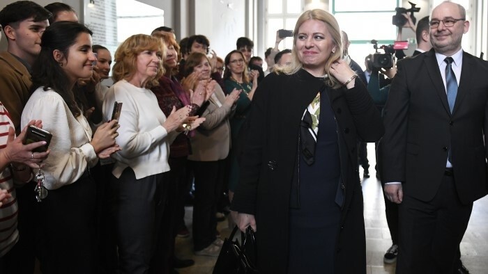 La presidenta visitó Košice