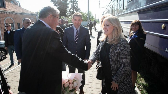 Präsidentin Čaputová auf Abschiedsreise in Kyjiw