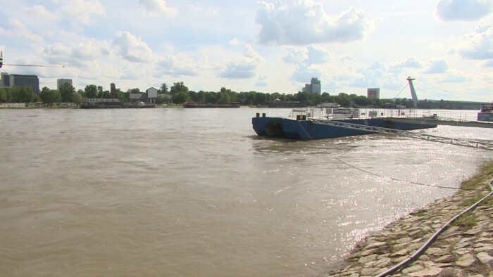 Вода в Дунае значительно поднялась