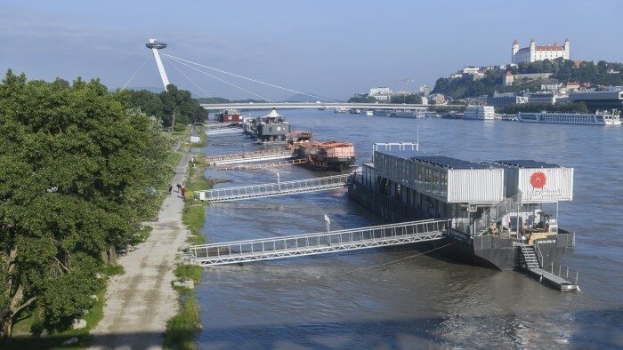 Donaupegel in Bratislava soll am Mittwoch leicht ansteigen