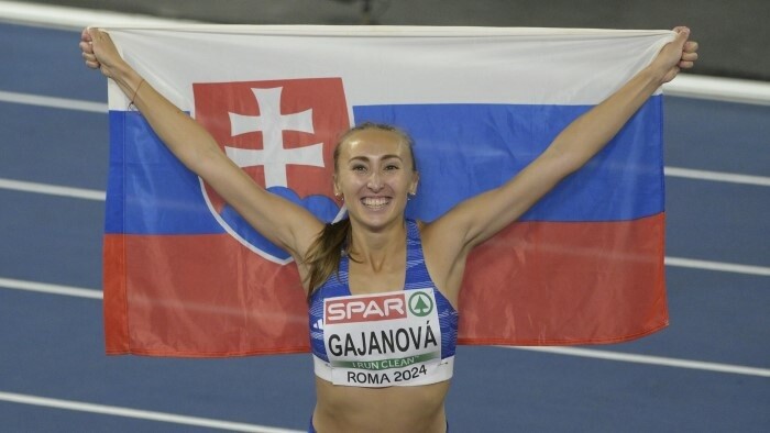 Medalla de plata para una atleta eslovaca