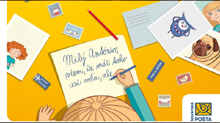 Najkrajší list roka - projekt Slovenskej pošty a UNICEF
