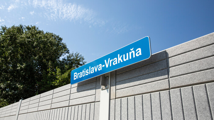 Nová železničná zastávka Bratislava - Vrakuňa