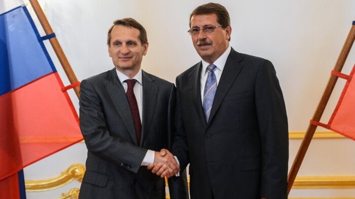 El jefe de la Duma Estatal de la Federación Rusa, Sergej Jevgenjevič Naryškin, de visita oficial en Eslovaquia