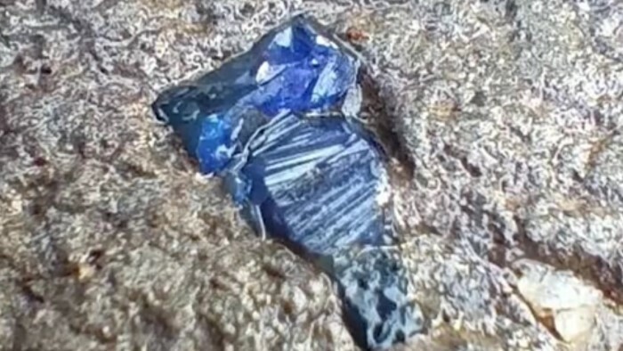 Pri hľadaní hríbov našiel najväčší zafír