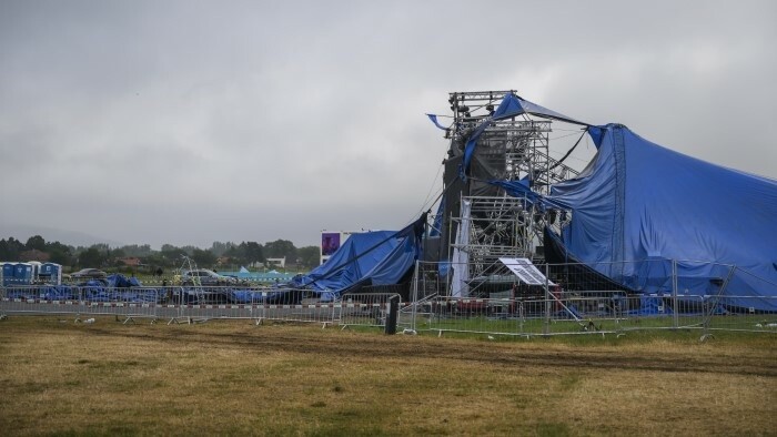 Una fuerte tormenta obliga a la suspensión del Festival Pohoda