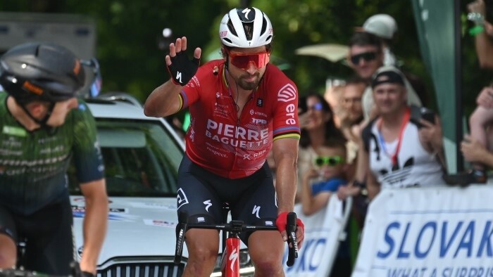 Sagan se despide en Košice de su carrera ciclística
