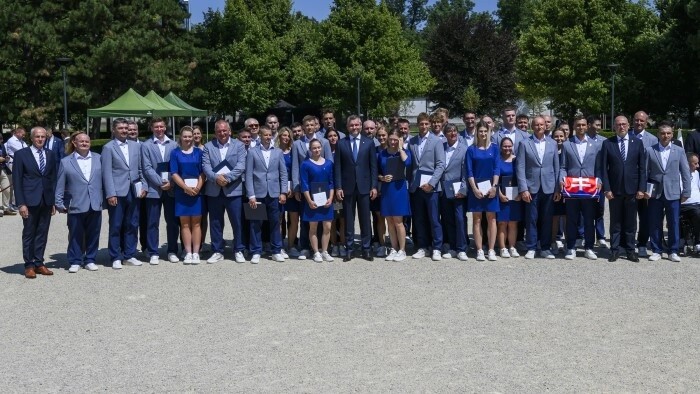 Deportistas eslovacos prestan juramento olímpico